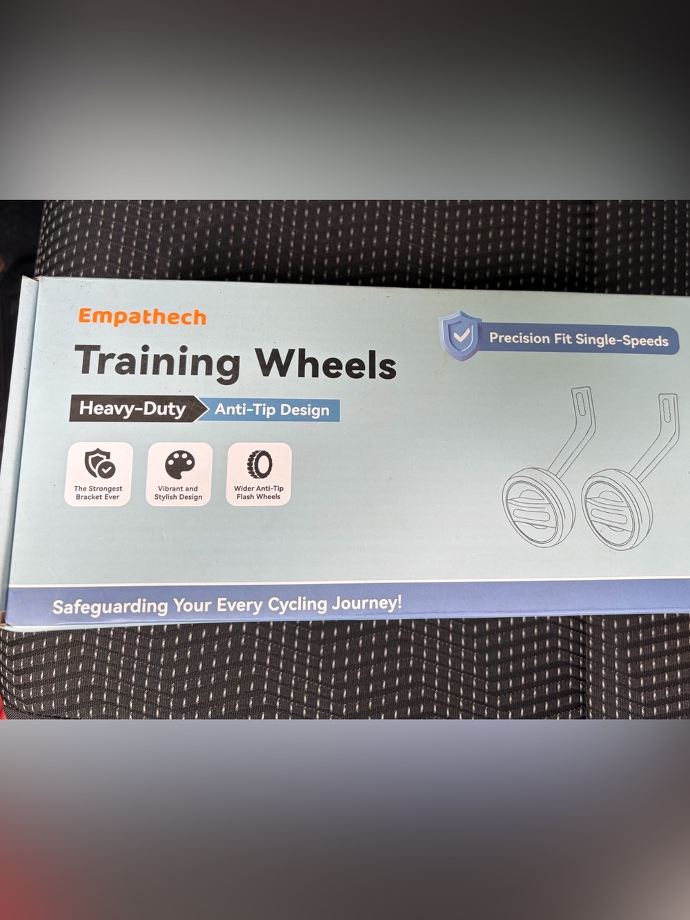 Empathech Training Wheels - Light Blue Box